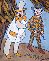 Twee clowns, Jasmijn ©2007