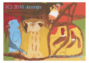 Herfst in het bos, Jasmijn 2016