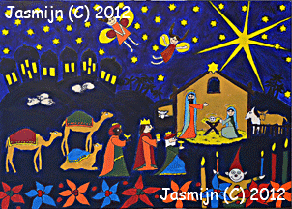 Kerststal, Jasmijn 2012